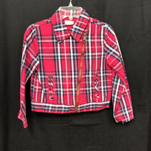 Load image into Gallery viewer, girls crazy 8 red/blu jacket sz 7/8
