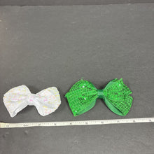 Load image into Gallery viewer, 2pk Sequin Hairbow Clips
