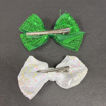 Load image into Gallery viewer, 2pk Sequin Hairbow Clips
