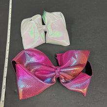 Load image into Gallery viewer, 2pk Shiny Hairbow Clips
