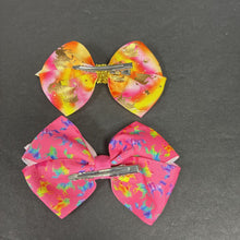 Load image into Gallery viewer, 2pk Unicorn Hairbow Clips
