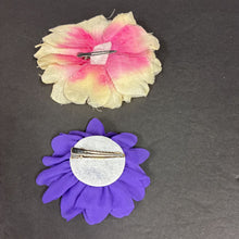 Load image into Gallery viewer, 2pk Flower Hairbow Clips
