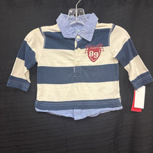 Load image into Gallery viewer, boys place nvy/wht polo

