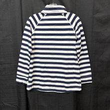 Load image into Gallery viewer, 95% Cotton 5% Spandex Striped Zip Pocket Top (NEW)
