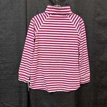 Load image into Gallery viewer, 95% Cotton 5% Spandex Striped Zip Pocket Top (NEW)
