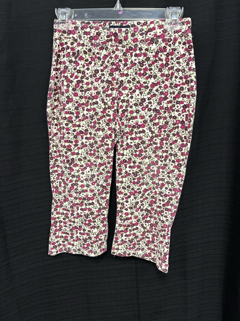 girls lands'end multi-color capri