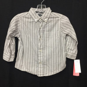 boys place gray/wht bttn-dwn