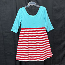 Load image into Gallery viewer, 95% Cotton 5% Spandex Striped Dress (NEW)
