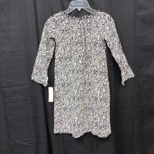 Load image into Gallery viewer, 100% Cotton Zebra Print Corduroy Dress (NEW)
