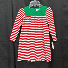 Load image into Gallery viewer, 95% Cotton 5% Spandex Striped Dress (NEW)
