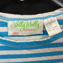 Load image into Gallery viewer, 95% Cotton 5% Spandex Striped Ruffle Dress (NEW)
