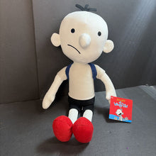 Load image into Gallery viewer, "Diary of a Wimpy Kid" Greg Heffley Plush (Jeff Kinney)
