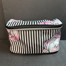 Load image into Gallery viewer, Striped Flower Cosmetics Bag (Lancome)
