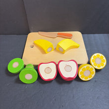Load image into Gallery viewer, Velcro Play Food w/Cutting Board &amp; Knife
