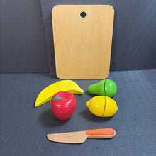 Load image into Gallery viewer, Velcro Play Food w/Cutting Board &amp; Knife

