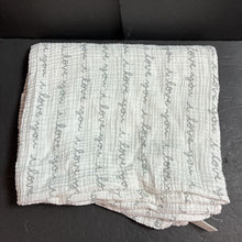 Load image into Gallery viewer, "I love you" Swaddle Blanket
