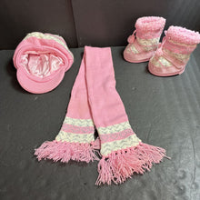 Load image into Gallery viewer, Winter Hat, Boots, &amp; Scarf Set
