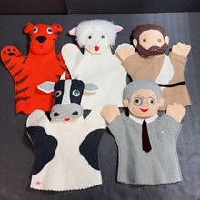 Load image into Gallery viewer, 5pk Felt Hand Puppets
