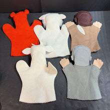 Load image into Gallery viewer, 5pk Felt Hand Puppets

