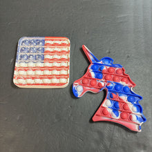 Load image into Gallery viewer, 2pk USA Sensory Pop-Its
