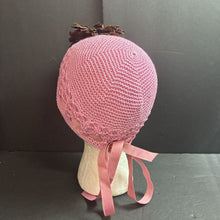 Load image into Gallery viewer, Girls Knit Flower Hat
