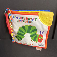 Load image into Gallery viewer, "The Very Hungry Caterpillar" Lets Count Baby on the go Clip Teething Crinkle Sensory Soft Book
