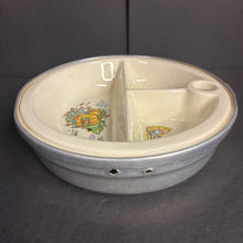 Load image into Gallery viewer, "Peter, Peter, Pumpkin Eater" Ceramic Divided Food Warmer Dish 1940's/1950's Vintage Collectible (Majestic Products)
