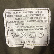 Load image into Gallery viewer, "Coopers Rock State Forest" Junior Park Ranger Vest (Smith Western Co.)
