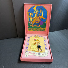Load image into Gallery viewer, Beauty &amp; the Beast Stained Glass Jumbo Pin Box Set Disney

