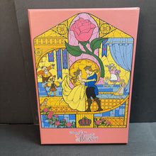 Load image into Gallery viewer, Beauty &amp; the Beast Stained Glass Jumbo Pin Box Set Disney
