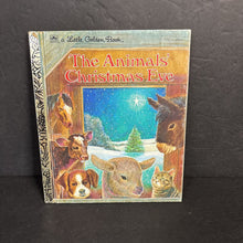 Load image into Gallery viewer, The Animals' Christmas Eve (Gale Wiersum) (Golden Book) (Season: Winter, Holiday) (Vintage Collectible 1977) -hardcover
