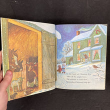 Load image into Gallery viewer, The Animals' Christmas Eve (Gale Wiersum) (Golden Book) (Season: Winter, Holiday) (Vintage Collectible 1977) -hardcover
