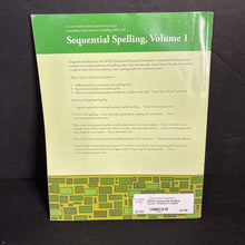 Load image into Gallery viewer, Sequential Spelling Level 1 (Teacher's Guide Revised Edition) (Don McCabe) -workbook paperback
