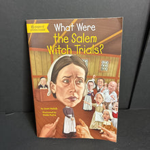 Load image into Gallery viewer, What Were the Salem Witch Trials (Joan Holub) (WhoHQ) (Notable Event) -educational series paperback
