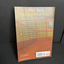 Load image into Gallery viewer, What Were the Salem Witch Trials (Joan Holub) (WhoHQ) (Notable Event) -educational series paperback
