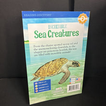 Load image into Gallery viewer, Incredible Sea Creatures (Reading Discovery Level 2 - Nature Series) (Sea Animals) -educational reader paperback

