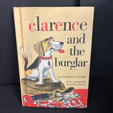 Load image into Gallery viewer, Clarence and the Burglar (Patricia Lauber) (Weekly Reader Children's Book Club) -reader hardcover

