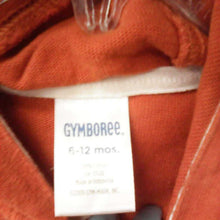 Load image into Gallery viewer, boys gymboree orange striped hooded shirt
