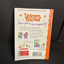 Load image into Gallery viewer, Storm on Snowbelle Mountain (Unicorn Diaries) (Rebecca Elliot) -series paperback
