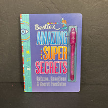Load image into Gallery viewer, Besties Amazing Super Secrets: Quizzes, Questions &amp; Secret PassNotes w/ Pen (Mickey &amp; Cheryl Gill) -activity paperback
