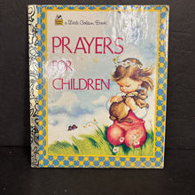 Load image into Gallery viewer, Prayers for Children (Golden Book) (Eloise Wilkin) (Vintage Collectible 1997) -poetry religion hardcover
