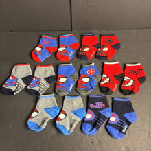 Load image into Gallery viewer, 7pk Boys Spiderman Socks
