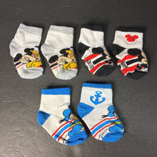 Load image into Gallery viewer, 3pk Boys Socks Disney
