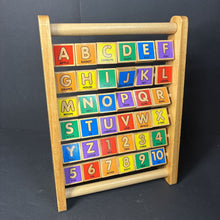Load image into Gallery viewer, ABC-123 Wooden Abacus
