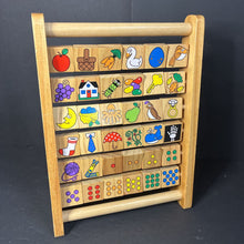 Load image into Gallery viewer, ABC-123 Wooden Abacus
