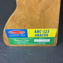 Load image into Gallery viewer, ABC-123 Wooden Abacus
