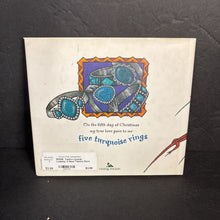 Load image into Gallery viewer, Twelve Lizards Leaping: A New Twelve Days of Christmas (Jan Romero Stevens) (Season: Winter, Holiday) -hardcover
