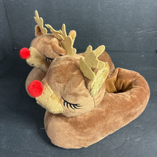 Load image into Gallery viewer, Boys Rudolph Christmas Slippers
