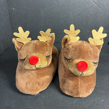 Load image into Gallery viewer, Boys Rudolph Christmas Slippers
