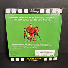 Load image into Gallery viewer, The Incredibles (Disney Pixar Moviebook Library) -character hardcover
